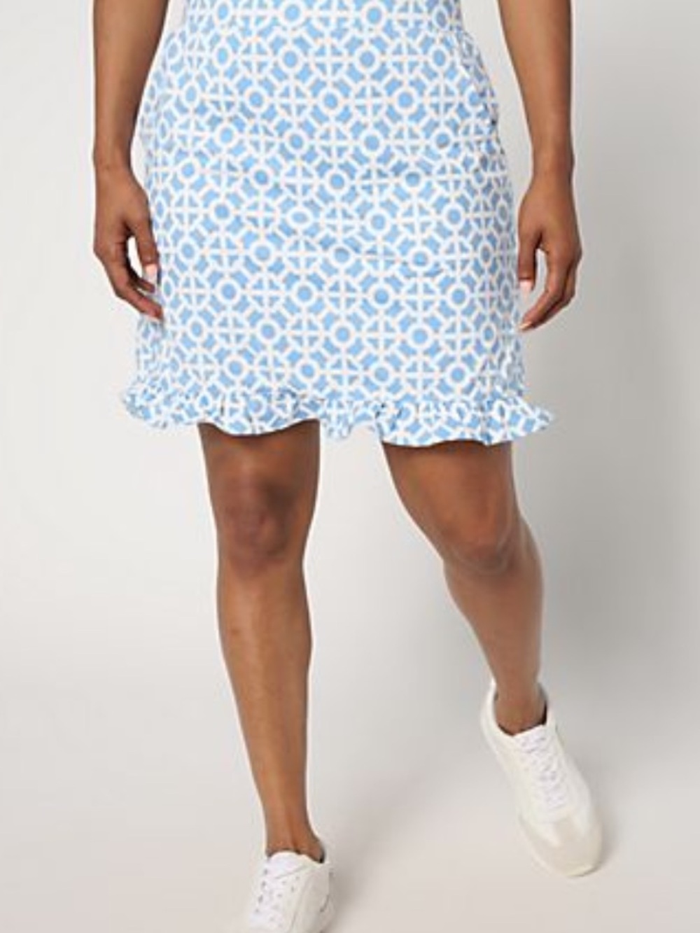 Belle Body by Kim Gravel Petite Geo Athletic Jersey
Ruffle Skort-Robia Blue